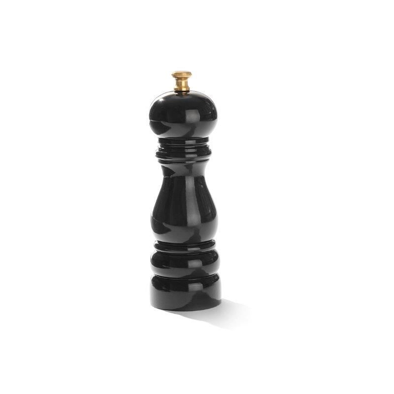 Drevený mlynček na korenie (Farba a veľkosť: čierny - (H)180 mm (469262))
