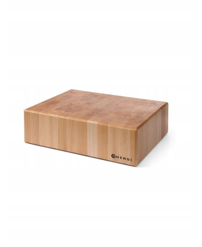 Drevený mäsiarsky blok bez podstavca (Veľkosť: 500x400x(H)150 mm (505632))