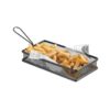 gastroHeSt - Miniatúrny košík na vyprážané pochutiny 255x153x45 mm (425657)